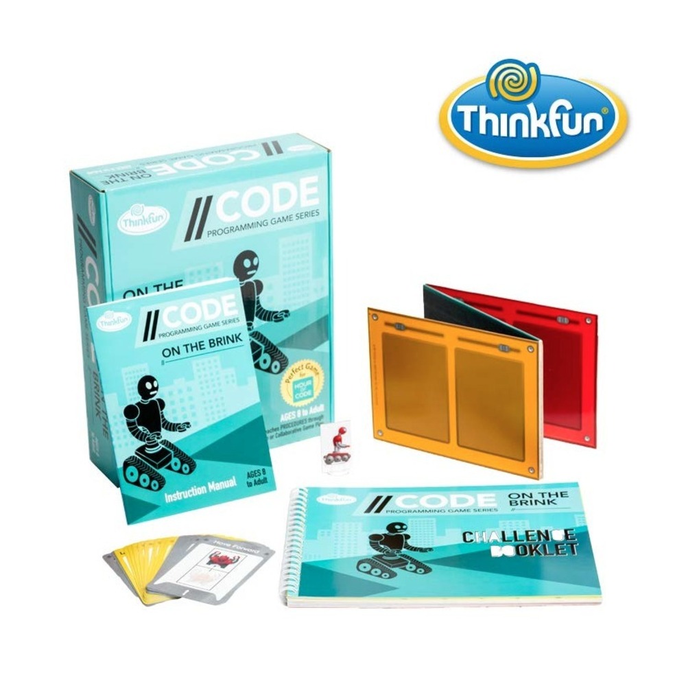 Thinkfun Code Programming Game Series: On The Brink Coding Board Game Logic